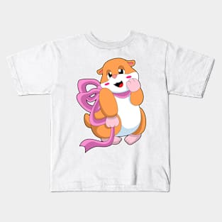 Hamster with Ribbon Kids T-Shirt